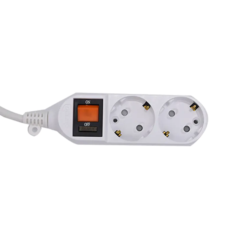 Tembaga Lengkap 2 Outlet Soket Standar UE Dengan Sakelar Perlindungan Kelebihan Tembaga Lengkap 2 Outlet Soket Standar UE Dengan Sakelar Perlindungan Kelebihan