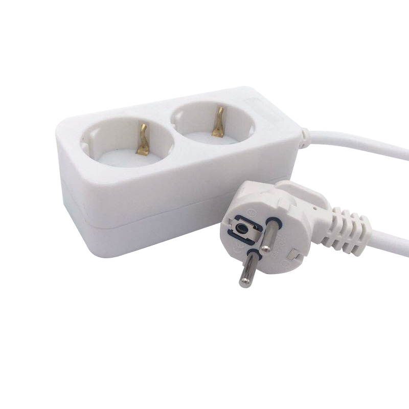 Anti-Oksidasi 2 Outlet Soket Standar UE Tanpa Sakelar Anti-Oksidasi 2 Outlet Soket Standar UE Tanpa Sakelar