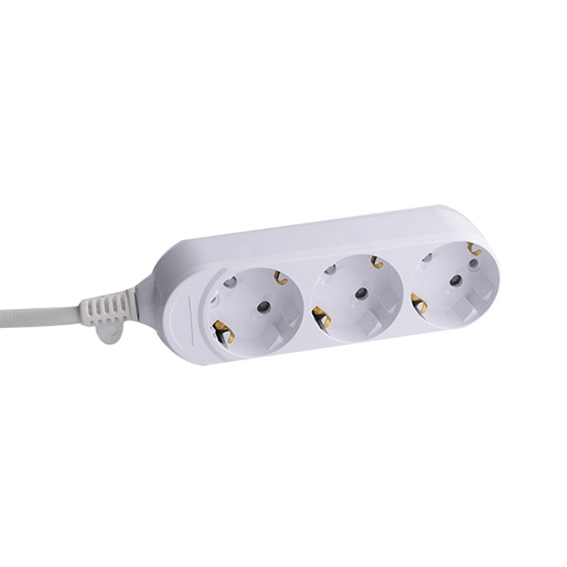 220V-250V 3 Outlet Soket Standar UE Tanpa Sakelar 220V-250V 3 Outlet Soket Standar UE Tanpa Sakelar