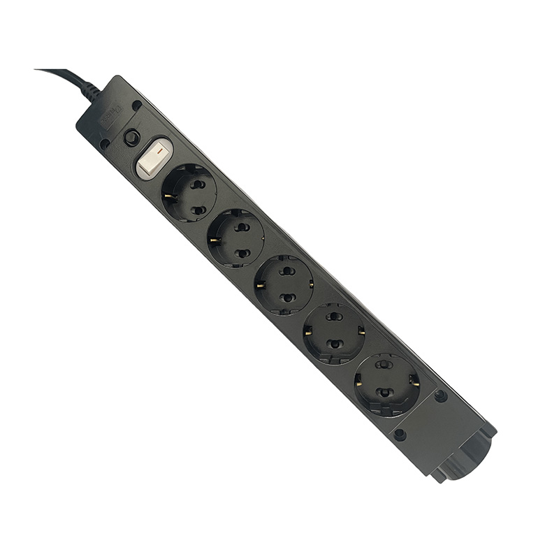 Flame Retardant 6 Outlets KC Soket Standar Dengan Sakelar Flame Retardant 6 Outlets KC Soket Standar Dengan Sakelar